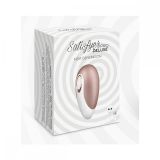 Satisfyer Pro Deluxe NG Rose Gold - компактный вакуумный стимулятор клитора, (золотистый)