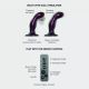 Дилдо с вибрацией Strap-On-Me FINGERING & VIBRATING DILDO - M - PURPLE, с манящим движением
