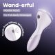 Вібромасажер Satisfyer Wand-erful з вакуумною кліторальною стимуляцією