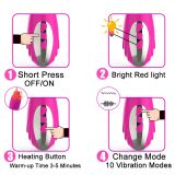 Вібратор - Joker Heating Double Vibrating Massage Stick Pink