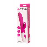 Нереалістичний вібратор Toyfa A - Toys Mist, силікон, рожевий, 25,4 см
