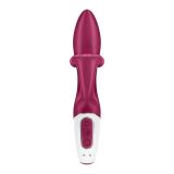 Вібратор-кролик із потрійним відростком Satisfyer Embrace me Berry, 2 мотори, діаметр 3,6 см