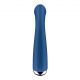Вибратор с ротацией Satisfyer Spinning G-Spot 1 Blue, плоская площадка для стимуляции точки G