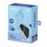 Вакуумний кліторальний вібратор - Satisfyer Love Triangle Black (App)