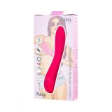 Вібратор - Unrealistic JOS Twig vibrator, 5 vibration modes, silicone, pink, 20.5 cm, O 3.4 cm