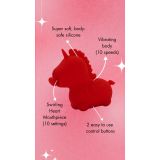 Вібратор-єдиноріжка Unihorn – Cupid's Beau, масажувальний язичок-сердечко