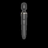Вібромасажер Satisfyer Wand-er Woman (Black/Gold), водонепроникний, потужний, розмір XXL