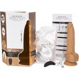 Фаллоимитатор с пульсацией Naked ADDICTION Dominic 9″ Caramel, пульт ДУ, диаметр 4,2 см