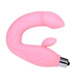 Стимулятор G -точки - Vibrator, Silicone Material, Available Color : Pink, Purple, 4 LR44 Batteries