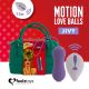 FeelzToys Remote Controlled Motion Love Balls Jivy - виброяйцо с дистанционным управлением, 8,3х3,3 см