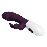 Вібратор - Pretty Love Naughty Bunny Vibrator Dark Purple