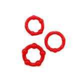 Секс набор - Flirting of Couple Hot Storm Penis Vibrator Red