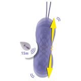 FeelzToys Remote Controlled Motion Love Balls Jivy - виброяйцо с дистанционным управлением, 8,3х3,3 см