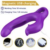 Вібратор - Erospace Sweet Play G-Spot Vibrator With Clitoral Licking & Flapping A17