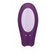 Смарт-вібратор для пар Satisfyer Double Joy Violet із широким кліторальним стимулятором