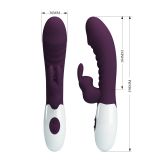 Вібратор - Pretty Love Naughty Bunny Vibrator Dark Purple