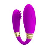 Комп'ютерний вібратор - Pretty Love Squirm Stimulator Pink - Gold