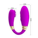 Комп'ютерний вібратор - Pretty Love Squirm Stimulator Pink - Gold