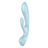 Вібратор - Satisfyer Triple Oh Light Blue Вібратор - Satisfyer Triple Oh Light Blue