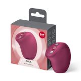 Вакуумный стимулятор Fun Factory MEA Wine Red, уникальные режимы, функция посторгазм