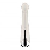 Вибратор с ротацией Satisfyer Spinning G-Spot 1 Beige, плоская площадка для стимуляции точки G