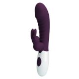 Вібратор - Pretty Love Naughty Bunny Vibrator Dark Purple