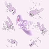 Смарт-пульсатор Magic Motion Magic Duet Purple, двойной, 10 режимов пульсации, 10 режимов вибрации
