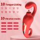 Вібратор - Merfi, 10 Vibration Functions, 10 Frequency Tongue Licking USB