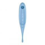 Вібратор для клітора з вакуумною стимуляцією Satisfyer Twirling Pro Blue