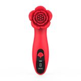 Роскошный вибратор для клитора Loviss Tona Rose Vibrator, в виде розы, 9 режимов