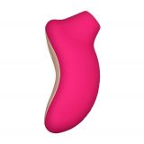 Lelo Sona - бесконтактный звуковой стимулятор клитора, 11.5х5.6 см (вишня)