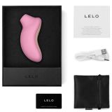 Lelo Sona - бесконтактный звуковой стимулятор клитора, 11.5х5.6 см (вишня)
