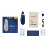Вакуумный клиторальный стимулятор Womanizer Premium 2 - Blueberry, функции Autopilot и Smart Silence