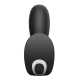 Satisfyer Top Secret + Вибратор с двумя моторами для точки G и анальной стимуляции, 11х3 см., (черный)