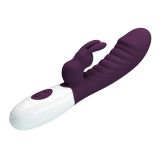 Вібратор - Pretty Love Naughty Bunny Vibrator Dark Purple