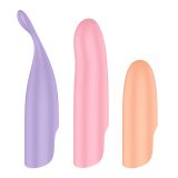 Набір 4-в-1 Satisfyer Playful Four, вібратор та 4 насадки, 12 режимів