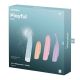 Набір 4-в-1 Satisfyer Playful Four, вібратор та 4 насадки, 12 режимів