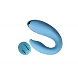 Вибратор для пар FairyGasm PleasureBerry blue, зарядный кейс, пульт ДУ