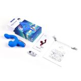 Смарт-вібратор Magic Motion Ponder Blue, подвійна стимуляція, віброяйце+язичок для клітора