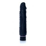 Вібратор - Real Skin Multispeed Black, 22 см