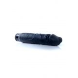 Вібратор - Real Skin Multispeed Black, 22 см