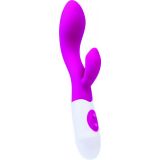 Вибратор с клиторальным стимулятором Toyfa A-Toys Fela, силикон, розовый, 20,5 см Вибратор с клиторальным стимулятором Toyfa A-Toys Fela, силикон, розовый, 20,5 см