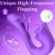 Вібратор - Tongue Flap Dual Vibe Purple