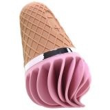 Satisfyer Layons Sweet Treat - стимулятор для клитора с вращающимися лепестками, 10х4 см (розовый с коричневым)