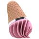 Satisfyer Layons Sweet Treat - стимулятор для клитора с вращающимися лепестками, 10х4 см (розовый с коричневым)