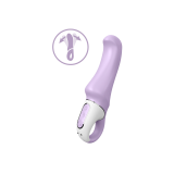 Satisfyer Vibes Charming Smile - гнучкий потужний вібратор для точки-G, 18,5х3, 5 см