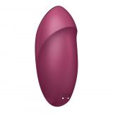 Вибростимулятор-пульсатор Satisfyer Tap & Climax 1 Red, эффект постукивания пальцем, 2 мотора