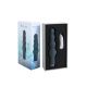 Вибратор S Pleasures Bullets Obsidian, черный, в виде ряда шариков, 10 режимов, диаметр 4,2 см