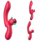 Вібратор - Erospace Sweet Play G-Spot & Critoral Flappinng Vibrator A16