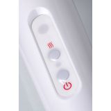 Вібромасажер L'Eroina Super Massager, 8 режимів вібрації, силікон+ABS пластик, білий, 32 см Вібромасажер L'Eroina Super Massager, 8 режимів вібрації, силікон+ABS пластик, білий, 32 см